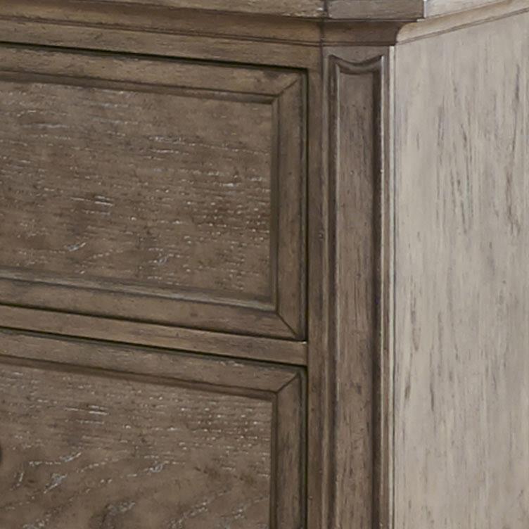 Liberty Furniture Simply Elegant Cottage Writing Desk with Two Pencil